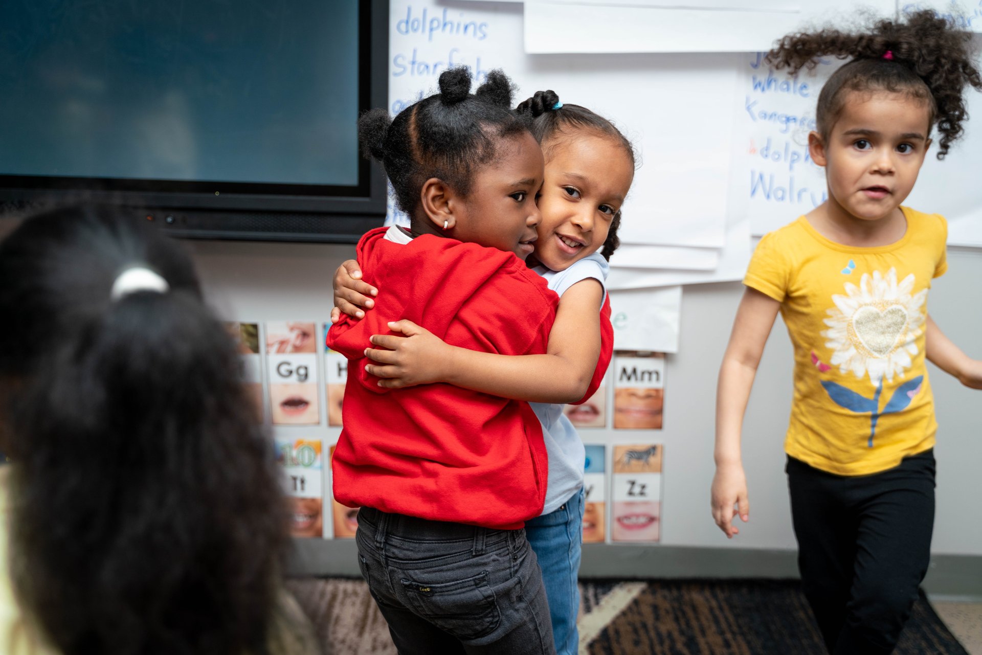 Families and students participating in school engagement activities